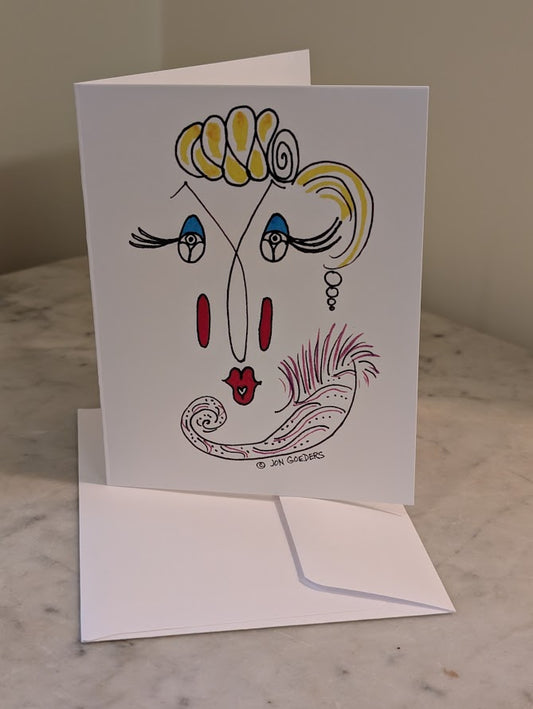 Fanny Flickers - "Fancy That!" - Greeting Card
