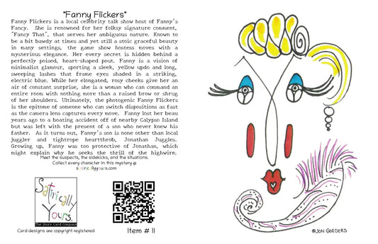 Fanny Flickers - "Fancy That!" - Greeting Card