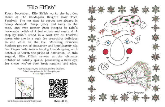 Elio Elfish - Holiday Greeting Card