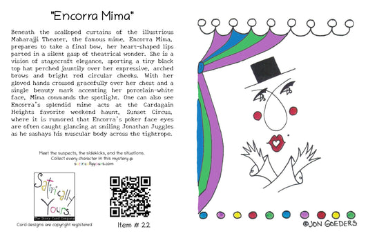 Encorra Mima - Greeting Card