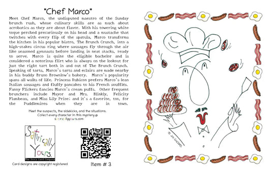 Chef Marco - Invitation Card
