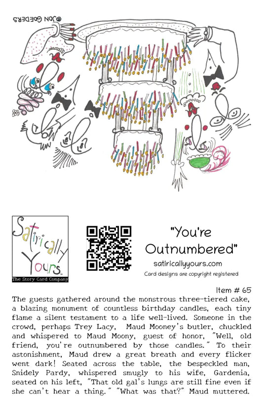You're Outnumbered - Greeting Card