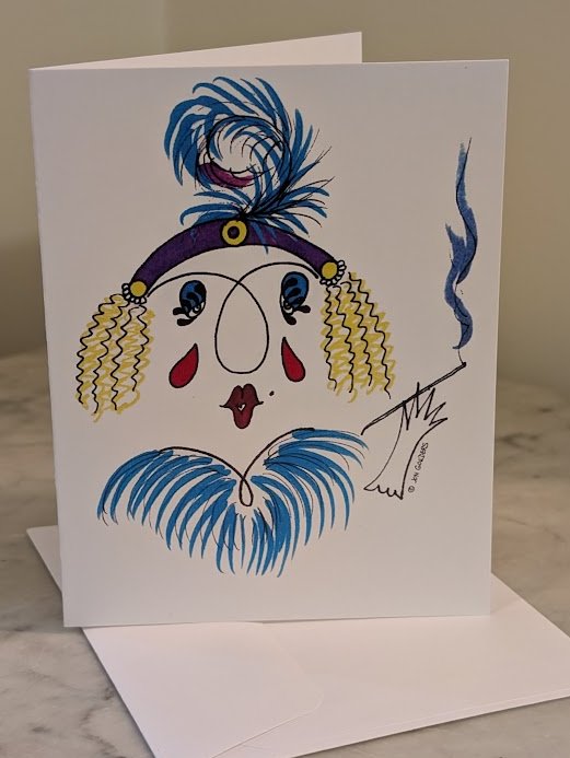 Blondie West - Greeting Card