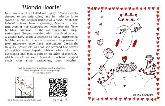 Wanda Hearts - Greeting Card