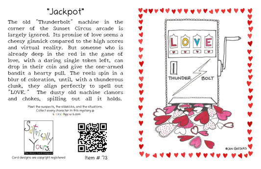 I Hit The Jackpot With You - Greeting Card