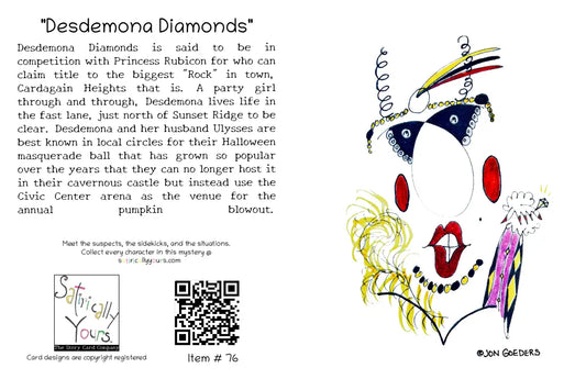 Desdamona Diamonds - Greeting Card