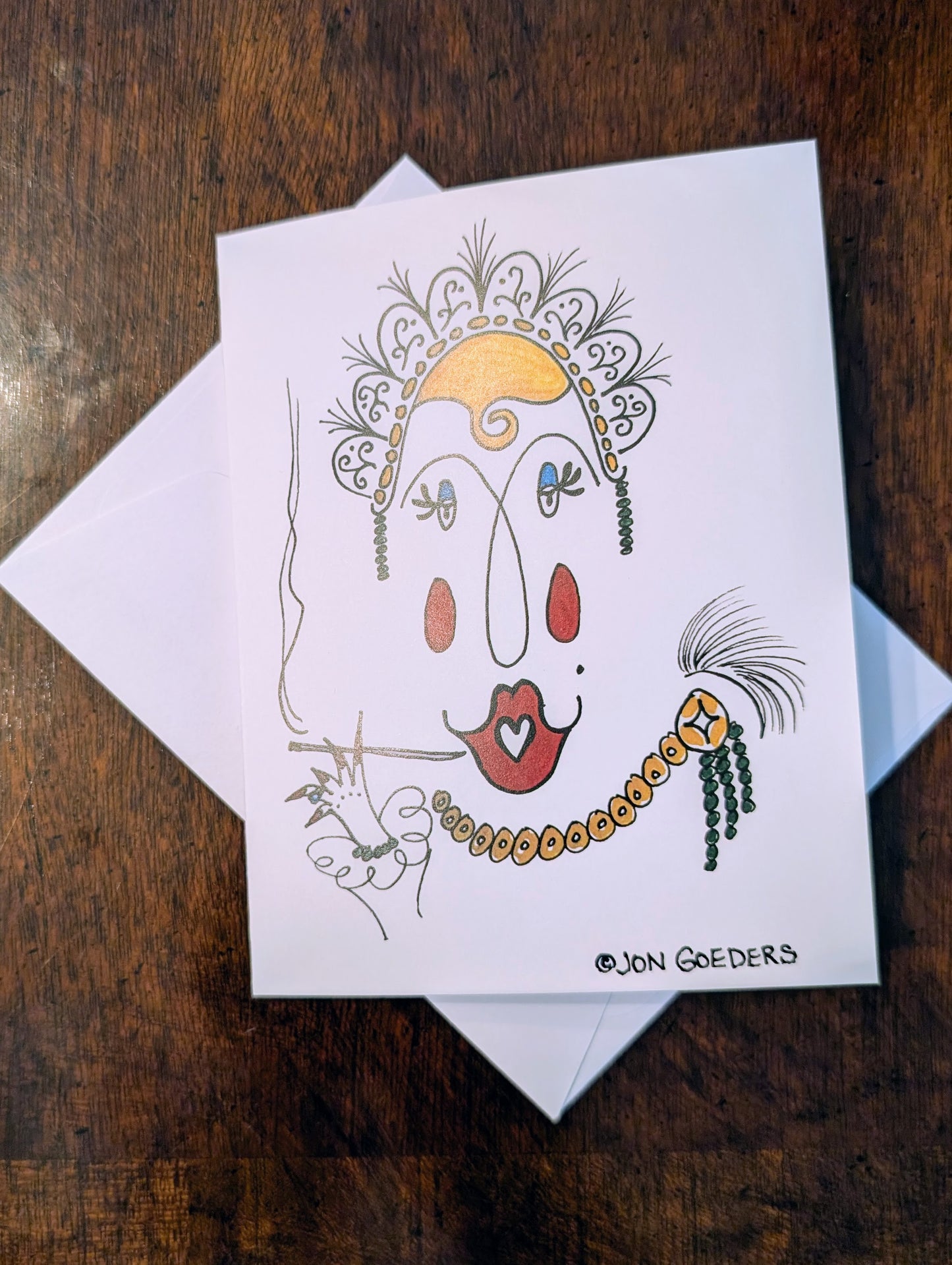 Greeting Card - Satirically Yours - High Society Greeting Card