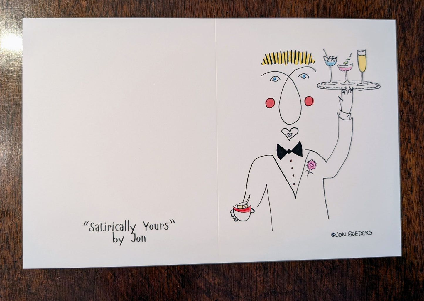 Greeting Card - Satirically Yours - Party Invitation