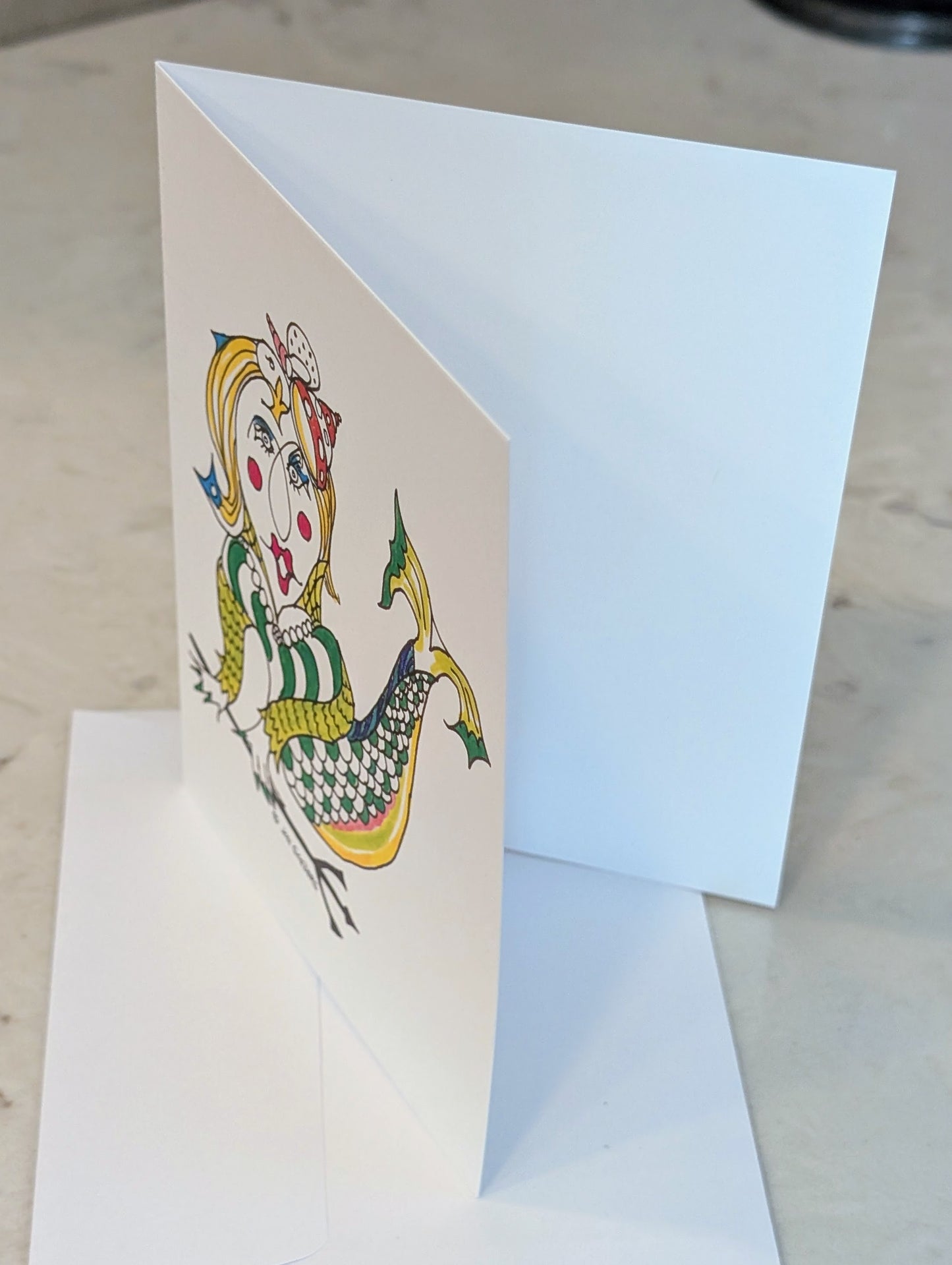 Greeting Card - Satirically Yours - Mermaid