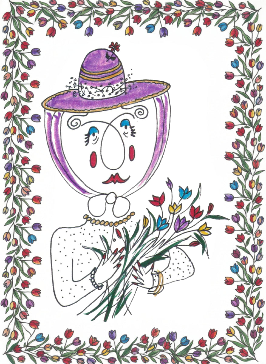 Gardenia Pardy - Greeting Card