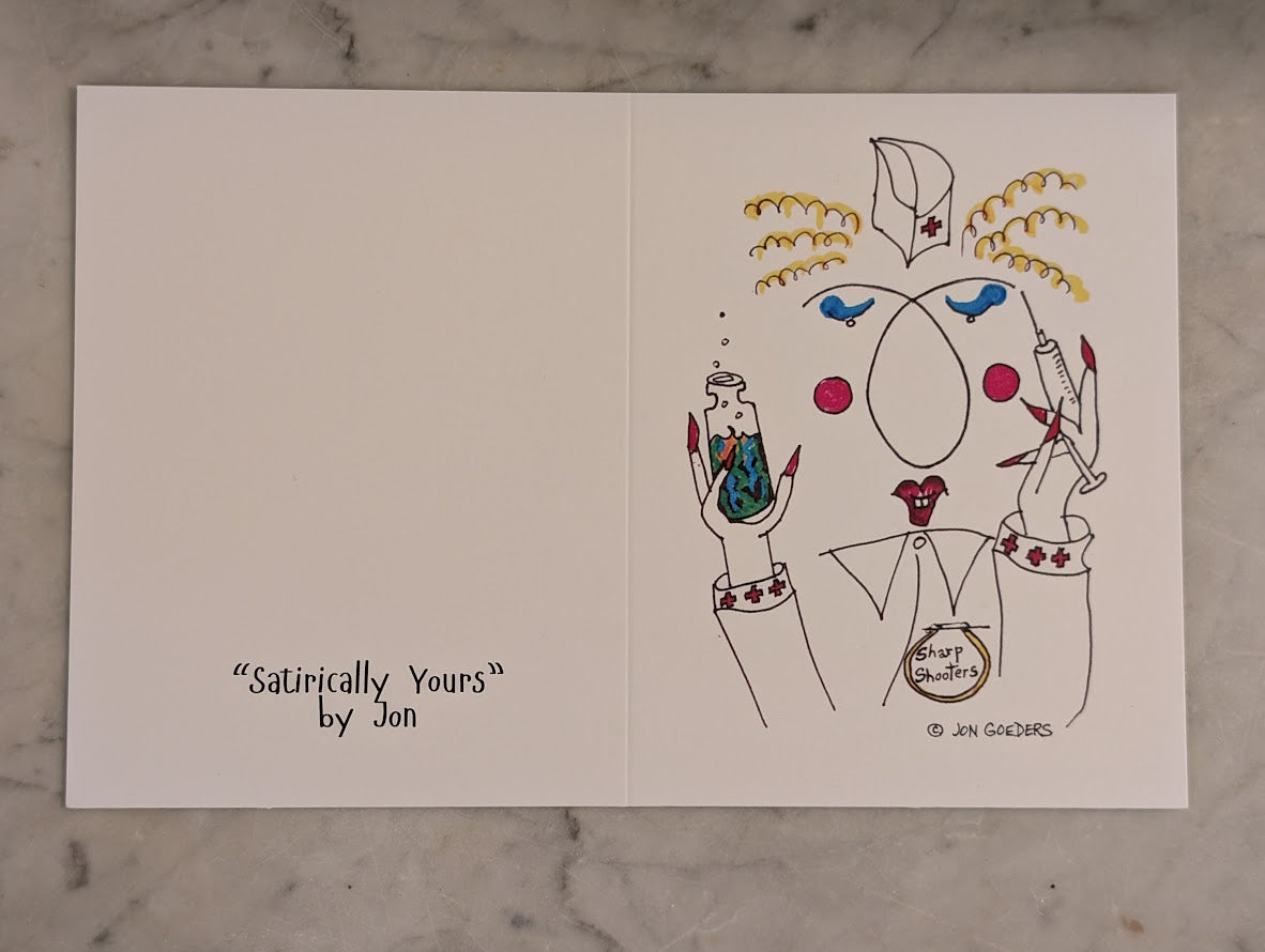 Stick 'Em Up - Estelle Stickers - Greeting Card