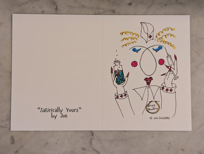 Stick 'Em Up - Estelle Stickers - Greeting Card