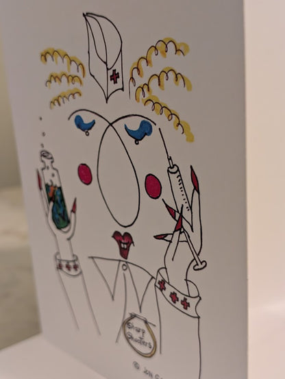 Stick 'Em Up - Estelle Stickers - Greeting Card