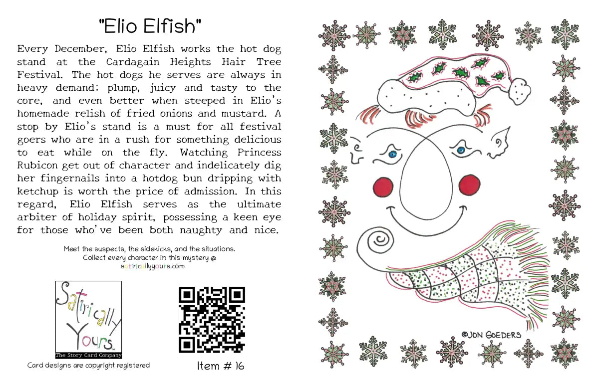 Elio Elfish - Holiday Greeting Card