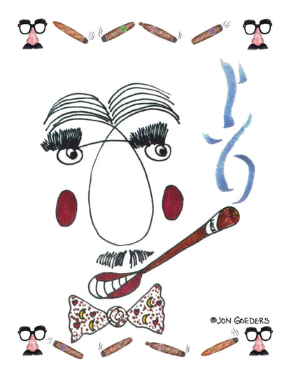 Timmy Toots - Groucho Impersonator - Greeting Card