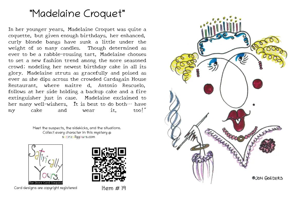 Have Your Cake And Wear It Too - Madelaine Croquet - Birthday Card
