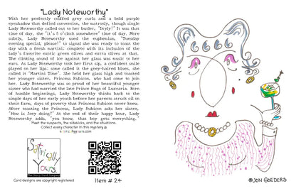 Lady Noteworthy - Greeting Card