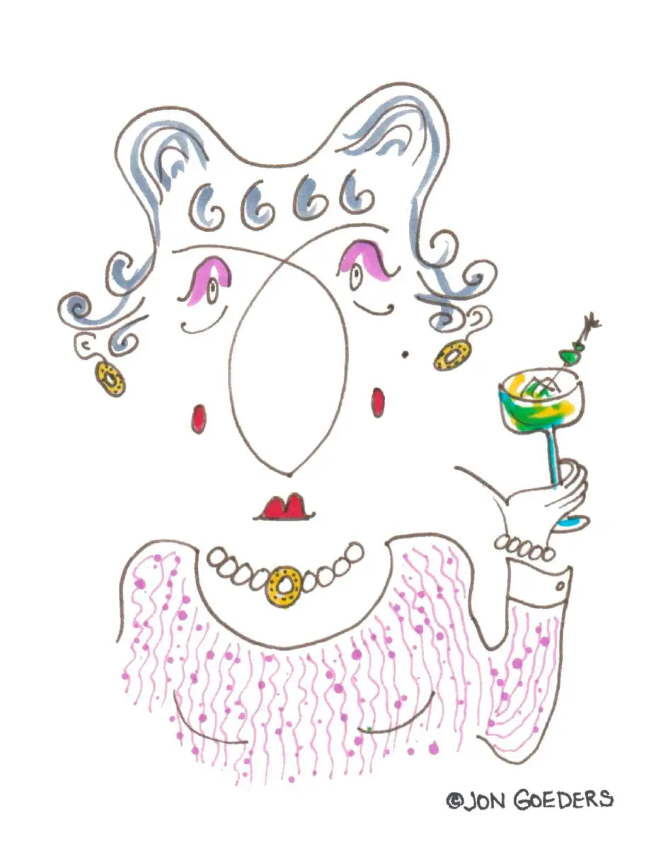 Lady Noteworthy - Greeting Card