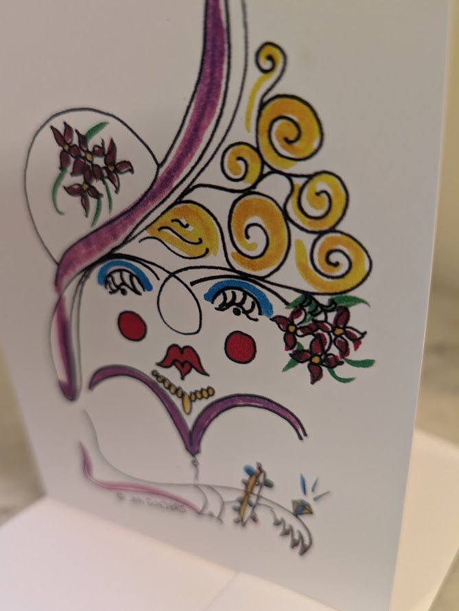 Miss Lilly Prize - Put A Ring On It - Greeting Card