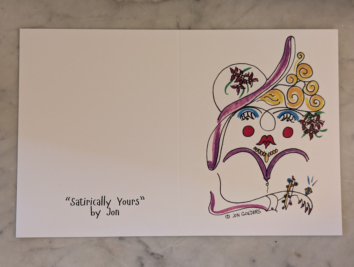 Miss Lilly Prize - Put A Ring On It - Greeting Card