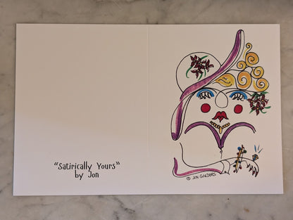 Miss Lilly Prize - Put A Ring On It - Greeting Card
