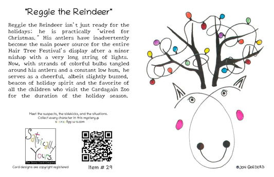 Reggie Reindeer - Christmas Card
