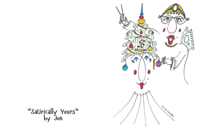 Greeting Card - Satirically Yours - Christmas Greetings