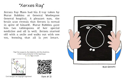 X-Ray Man - Get Well Soon Greeting Card