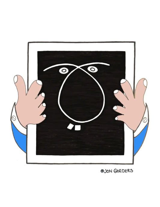 X-Ray Man - Get Well Soon Greeting Card