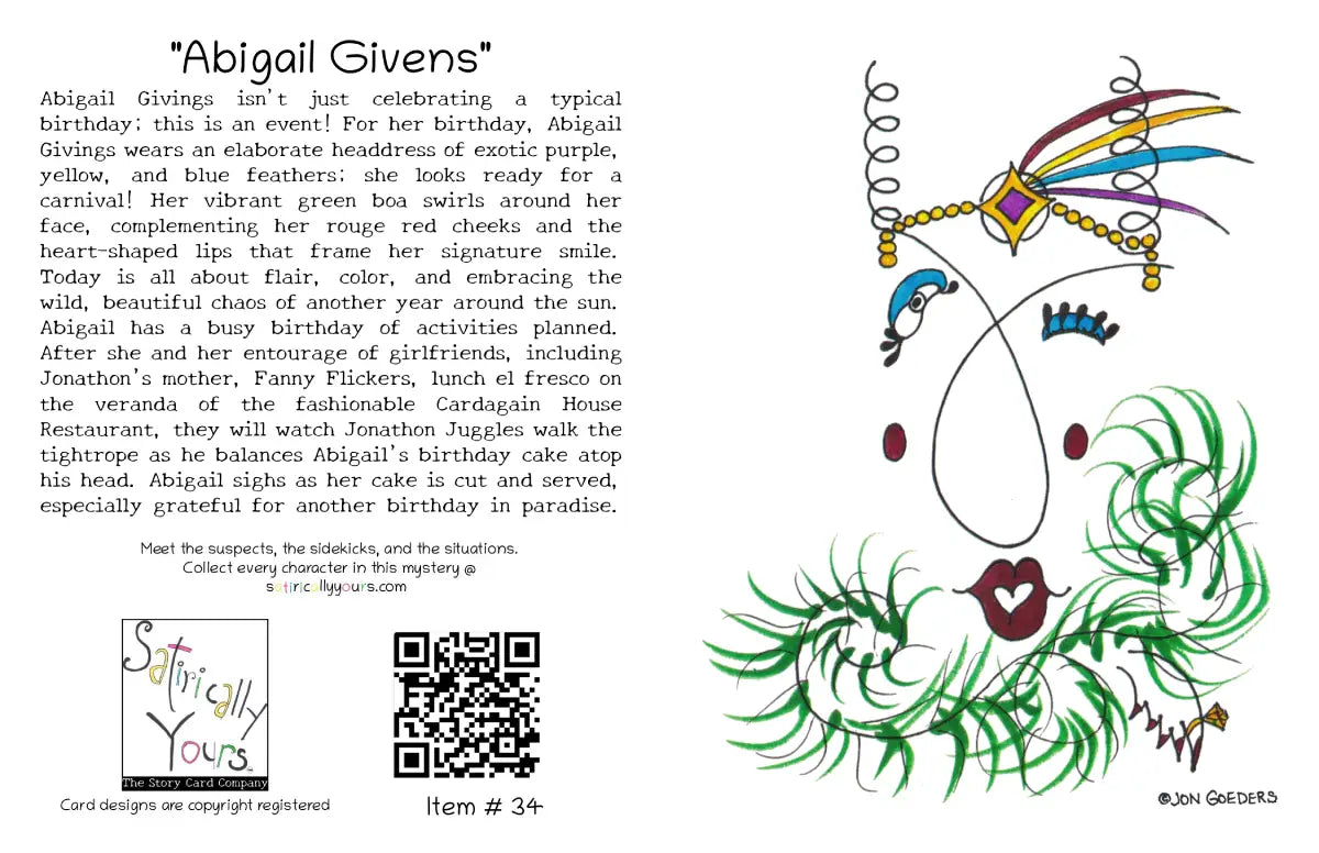 Abigail Givings - Greeting Card