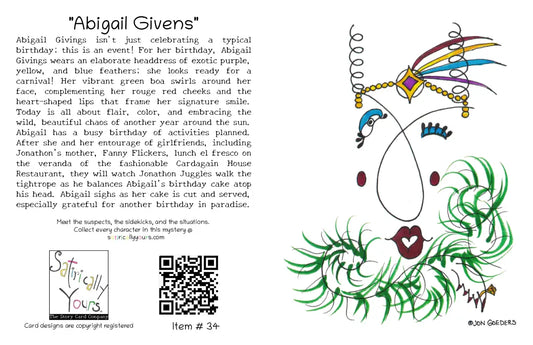 Abigail Givings - Greeting Card