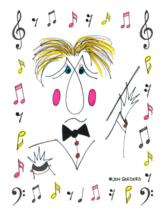 Maestro Isadore Herr - Birthday Card
