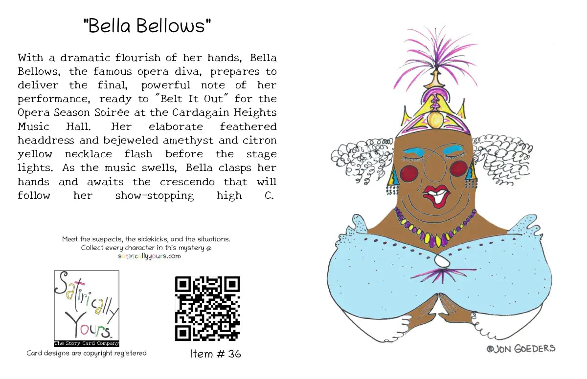 Bella Bellows - Greeting Card