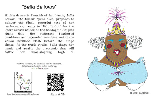Bella Bellows - Greeting Card