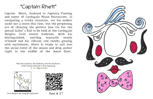 Captain Rhett - Greeting Card