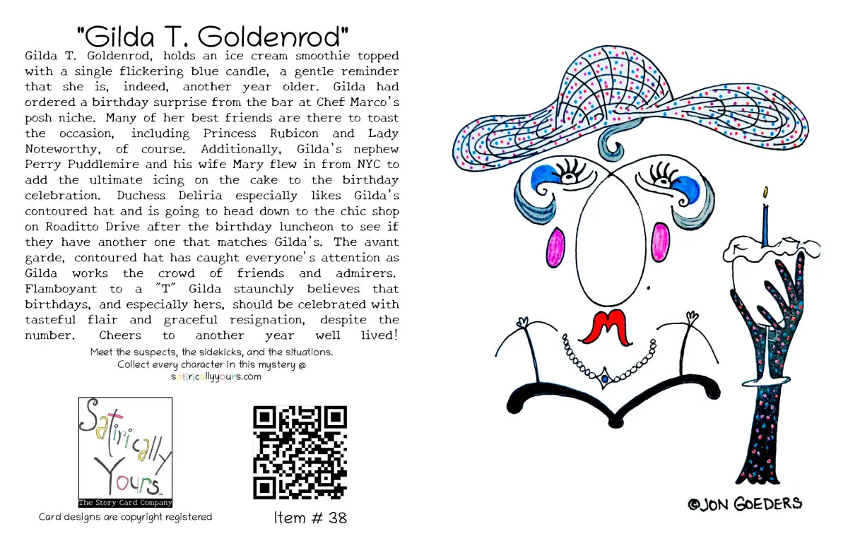 Gilda T. Goldenrod - Greeting Card