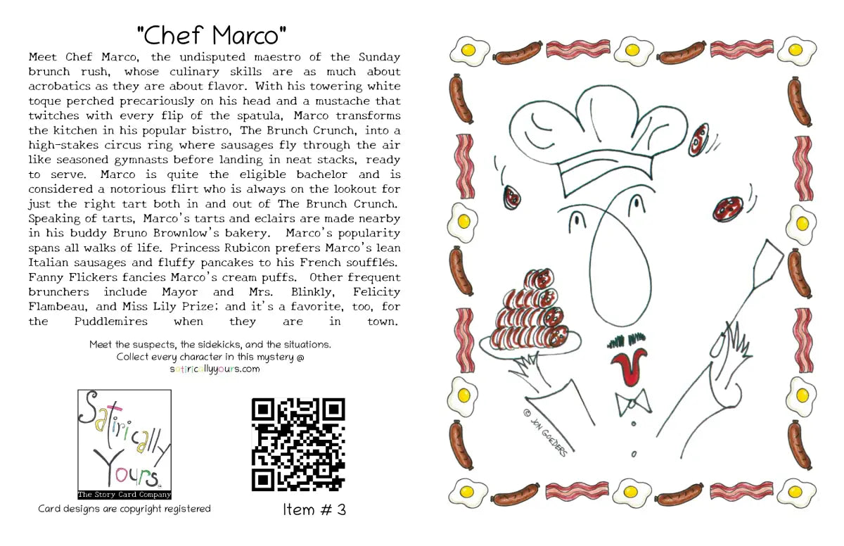 Chef Marco - Invitation Card