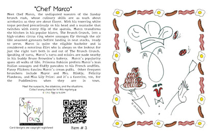 Chef Marco - Invitation Card
