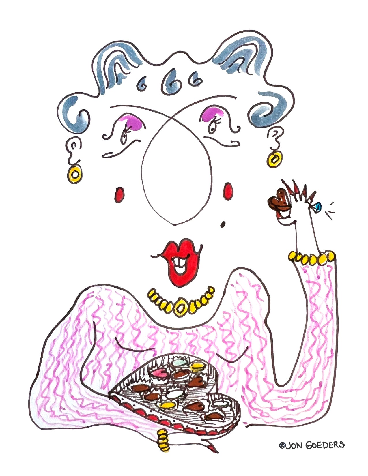 Penelope Pickers - A Greeting Card For Love