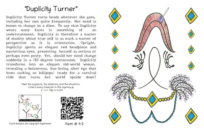 Turn Me Around - Duplicity Turner - Greeting Card