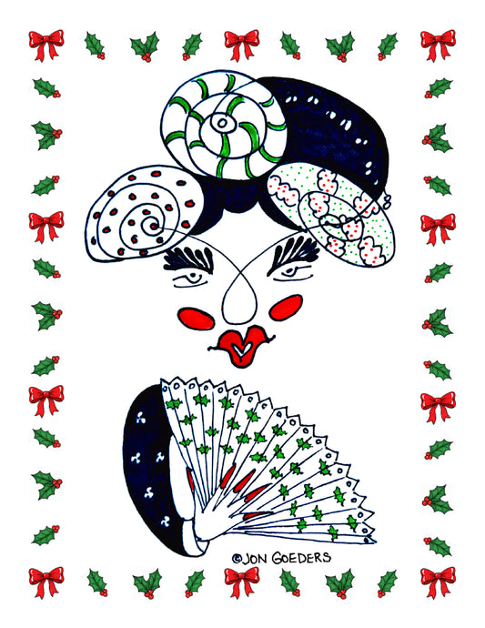 Japonica Fanning - Greeting Card