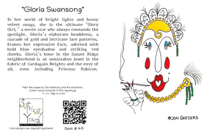 Gloria Swansong - Greeting Card