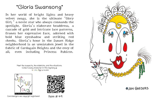Gloria Swansong - Greeting Card