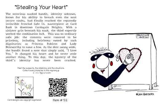 Stealing Your Heart - Greeting Card