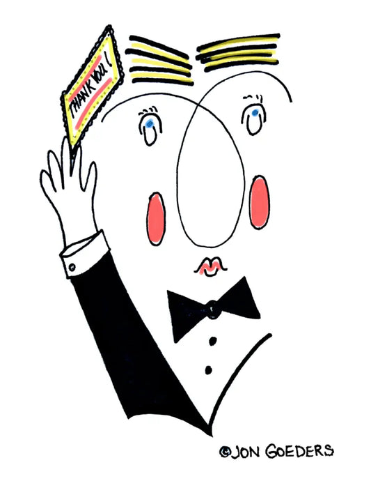 Dryly Oops - Thank You Card