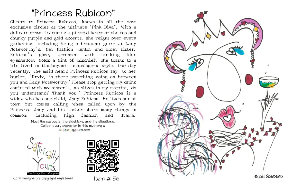 Princess Rubicon - Greeting Card