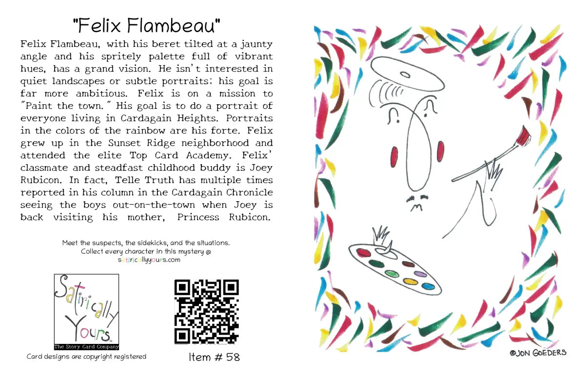 Felix Flambeau - Greeting Card