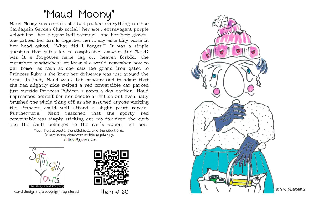 Maud Moony - Greeting Card