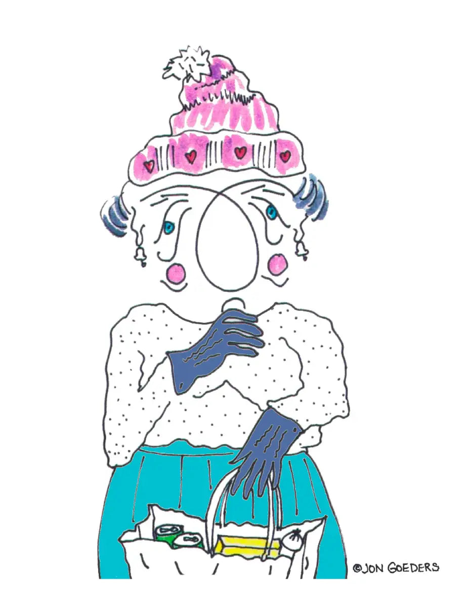 Maud Moony - Greeting Card