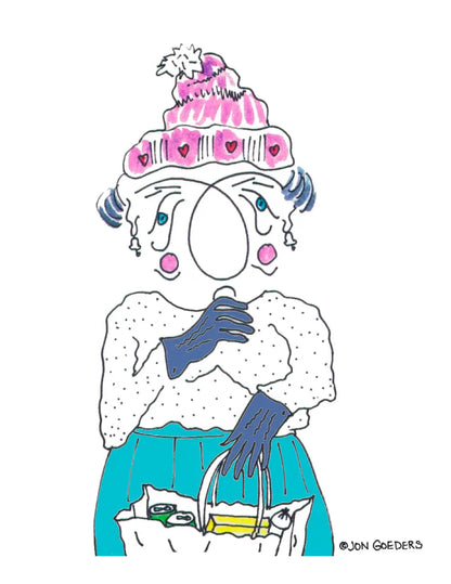 Maud Moony - Greeting Card